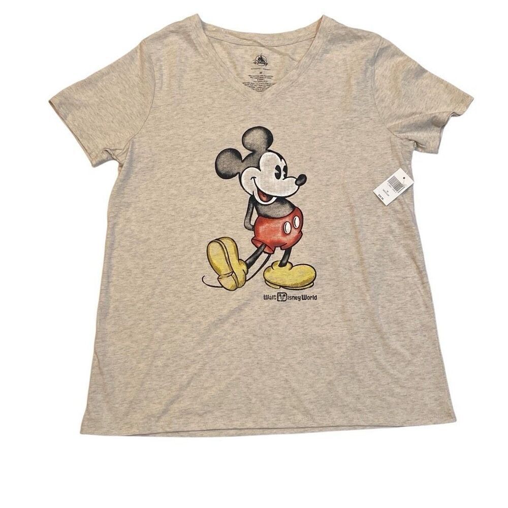NWT Disney Authentic Original Mickey Mouse Short Sleeve T Shirt Size Medium